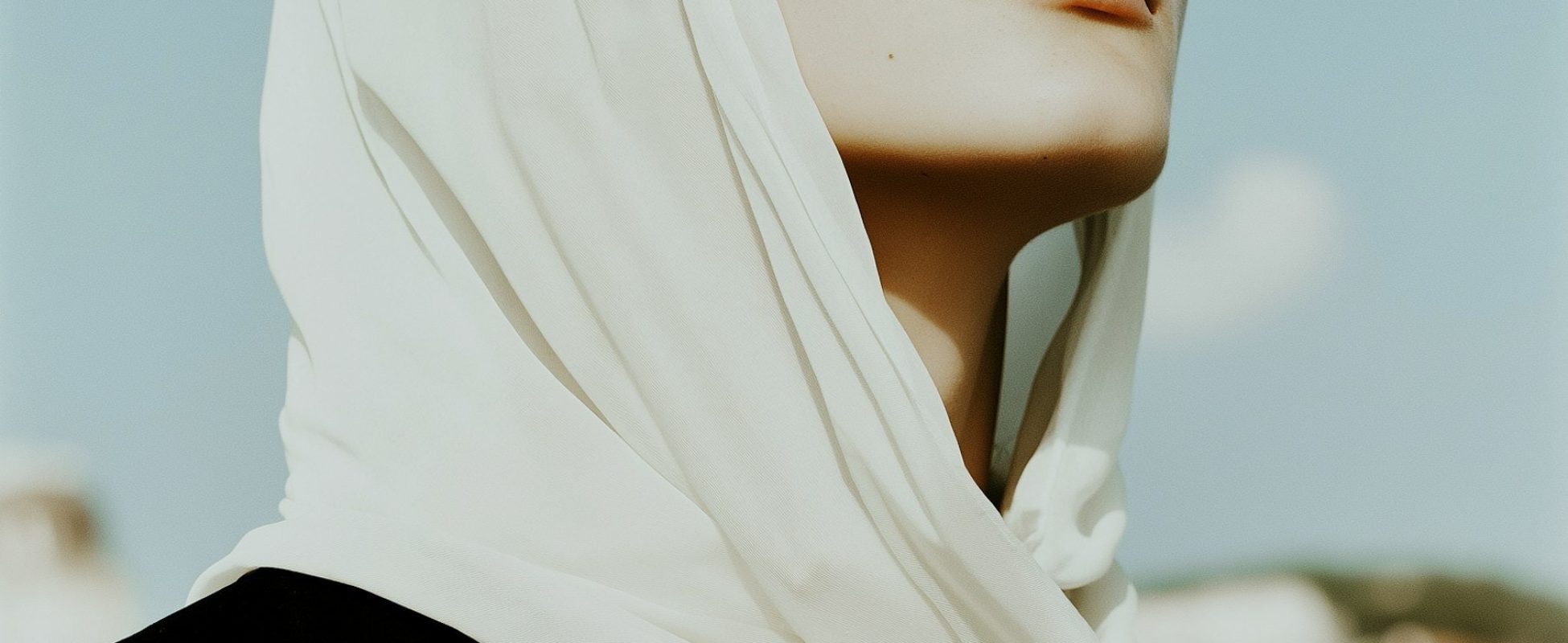 Serene Portrait with Headscarf